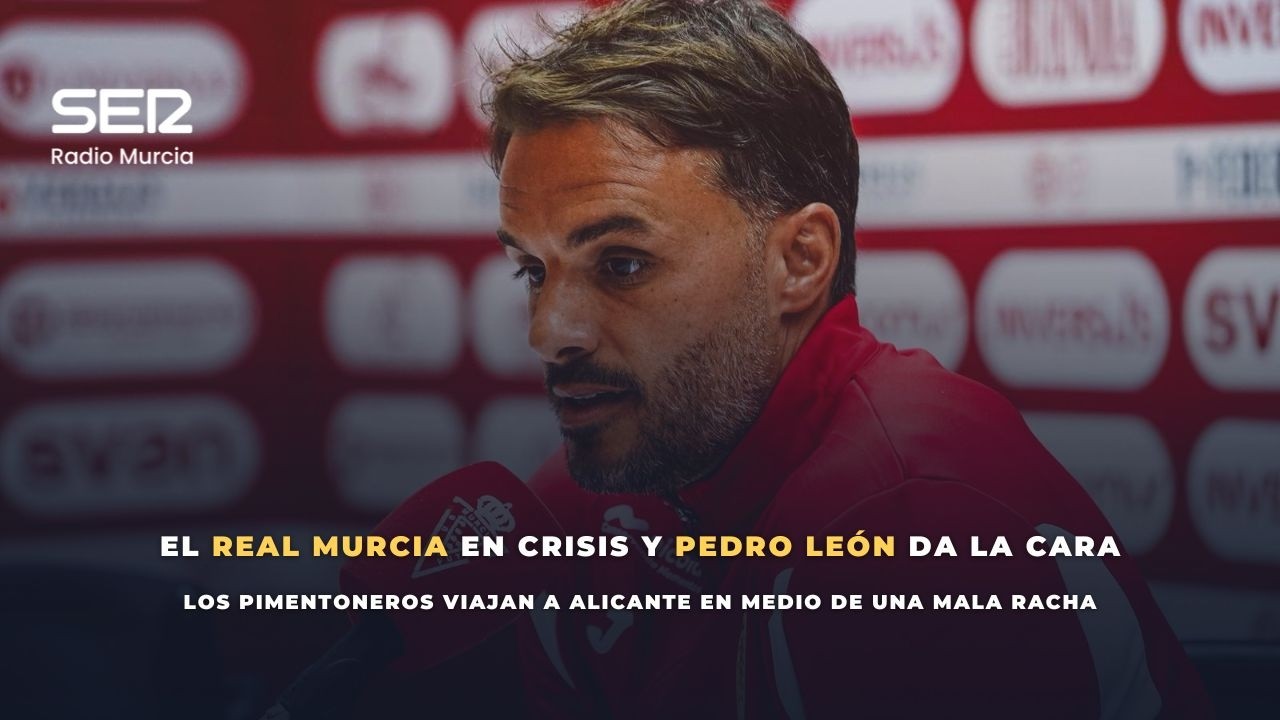 PEDRO LEÓN DA LA CARA EN UN REAL MURCIA EN CRISIS