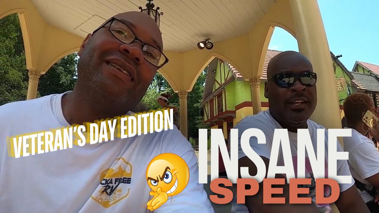 VETERAN Takes on the FASTEST Roller Coaster at Bush Gardens!