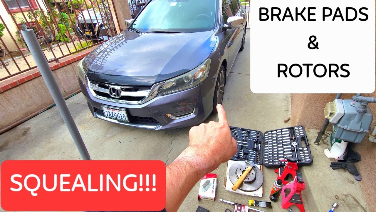 *DETAILED* Front Brake pads & Rotors Accord (2008-2017) #honda #diy #mechanic