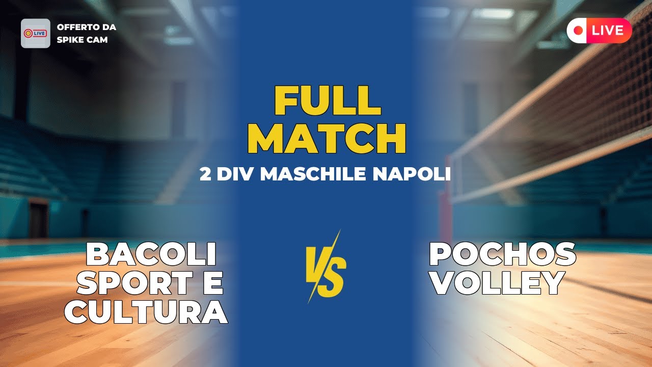 bacoli sport e cultura vs pochos volley | 2 div maschile napoli