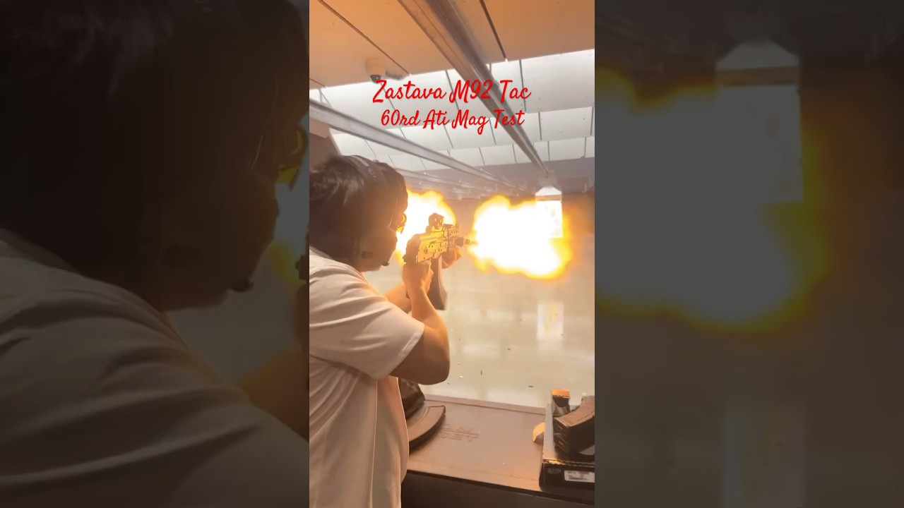 60rd ATI AK-47 Mag First Shots❗️Jammer❔#gun #trending #tactical #fyp #ak47 #shorts #youtubeshorts