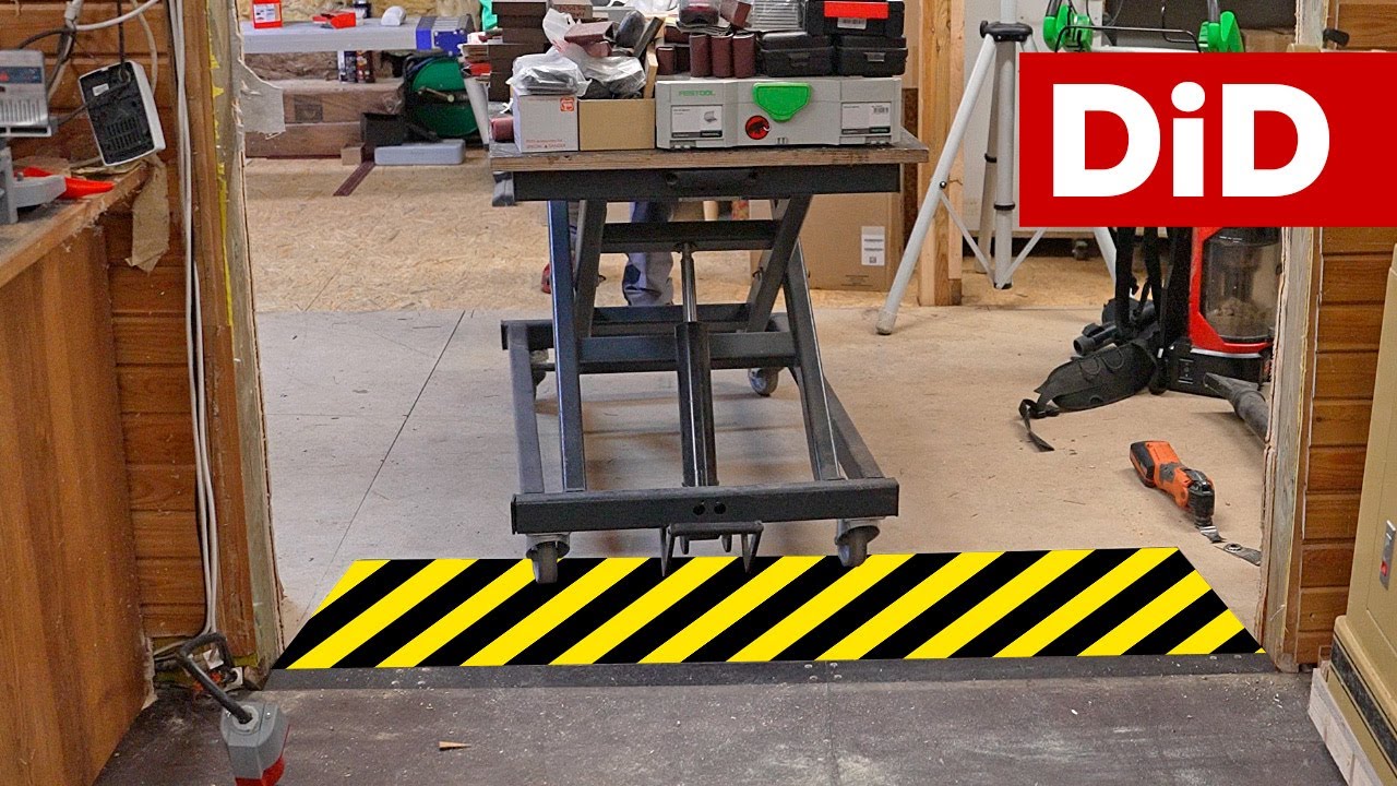 1244. Wracam do pracy! Rampa zamiast stopnia - duże ułatwienie w warsztacie.