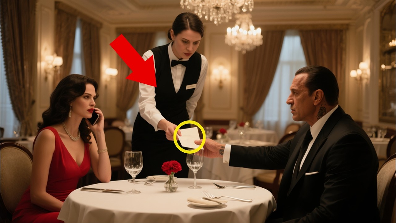 Shy Waitress Slipped a Secret Note to the Mafia Boss — “Your Wife Betrayed You.”