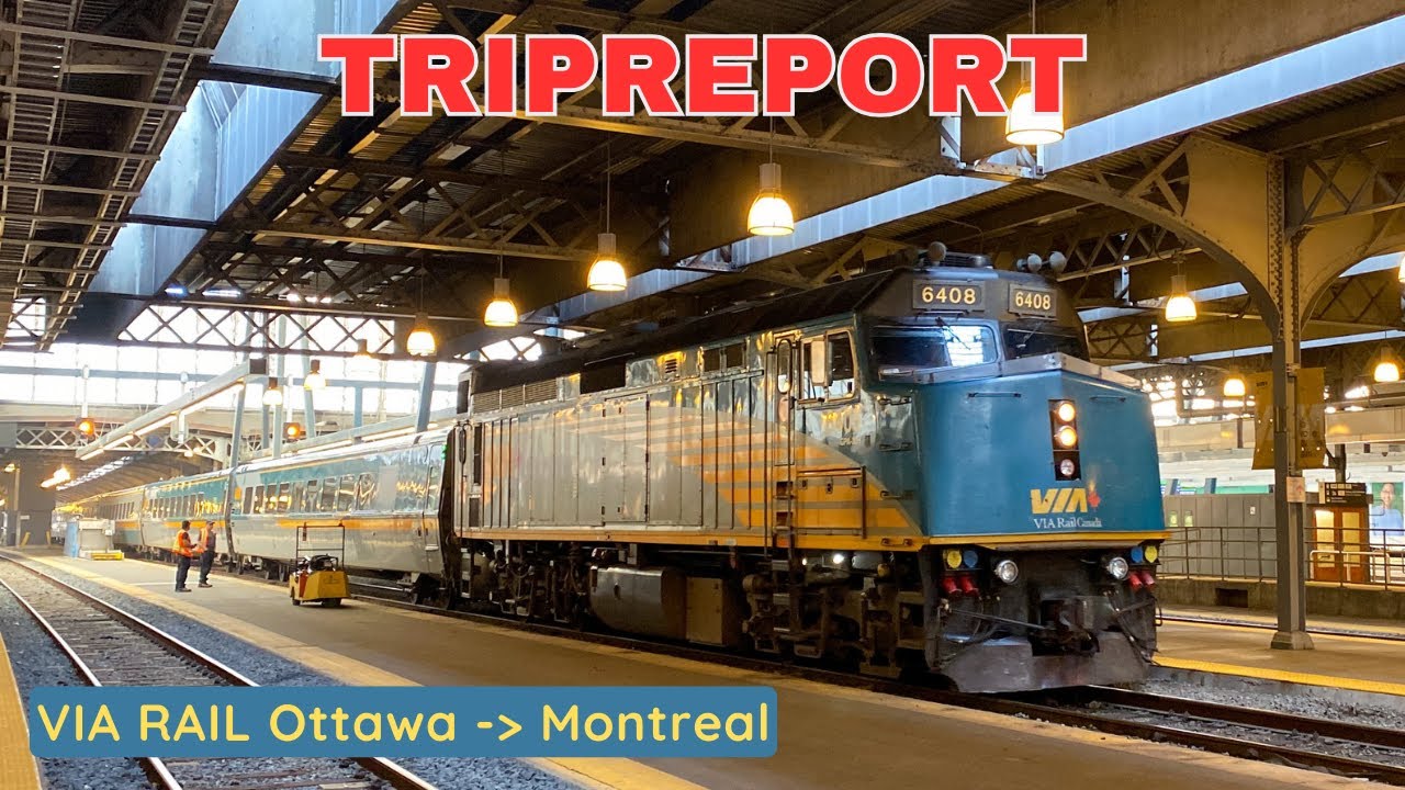 Zugfahren in Kanada - Eine andere Erfahrung | Tripreport VIA Rail Ottawa - Montreal