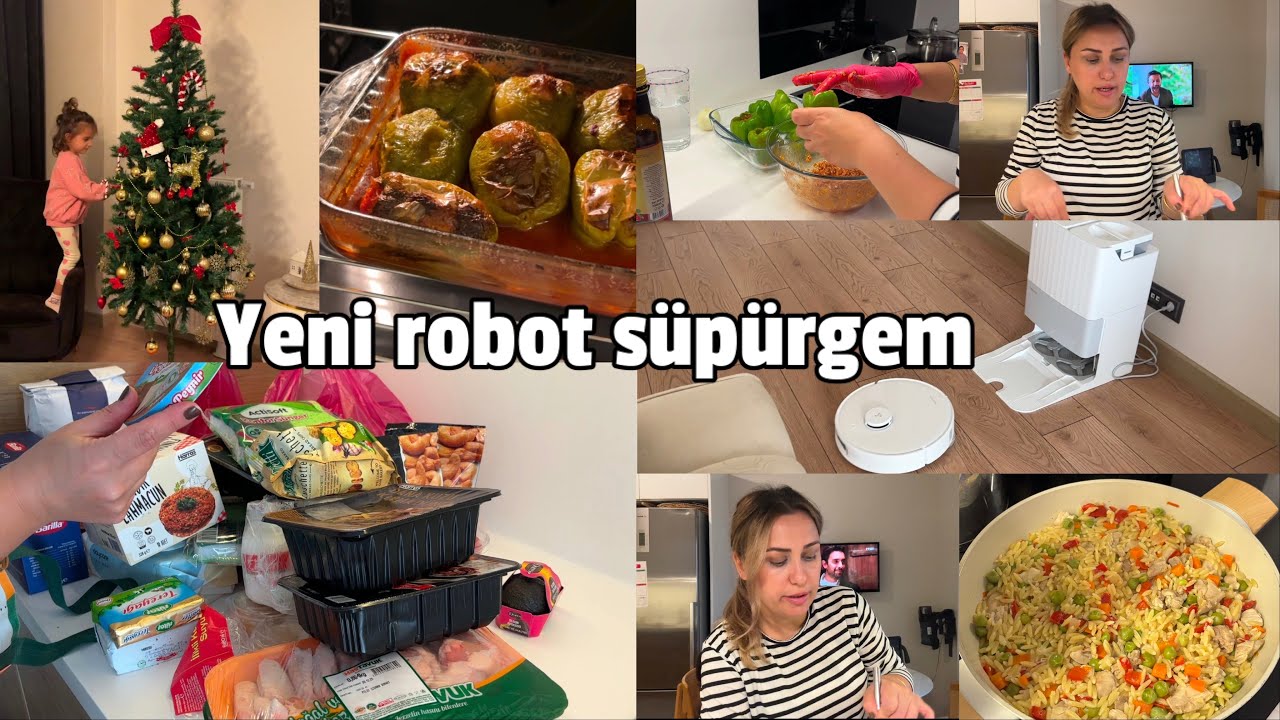 YENİ ROBOT SÜPÜRGEM|İNDİRİMİN SON GÜNÜ KAPTIM|MARKET ALIŞVERİŞİ|PİLAVI BÖYLE DENEYİN|AĞACIMIZI KURDK