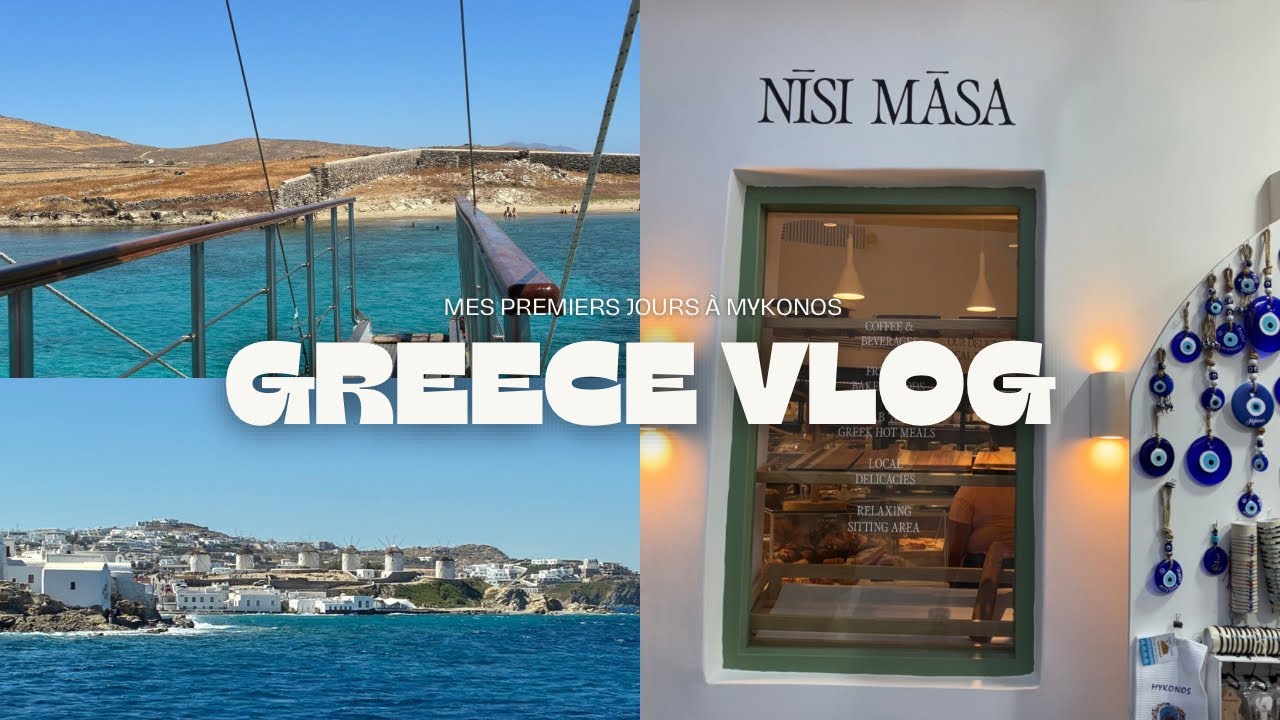 Greece vlog | mes premiers jours en Grèce 🇬🇷🧿