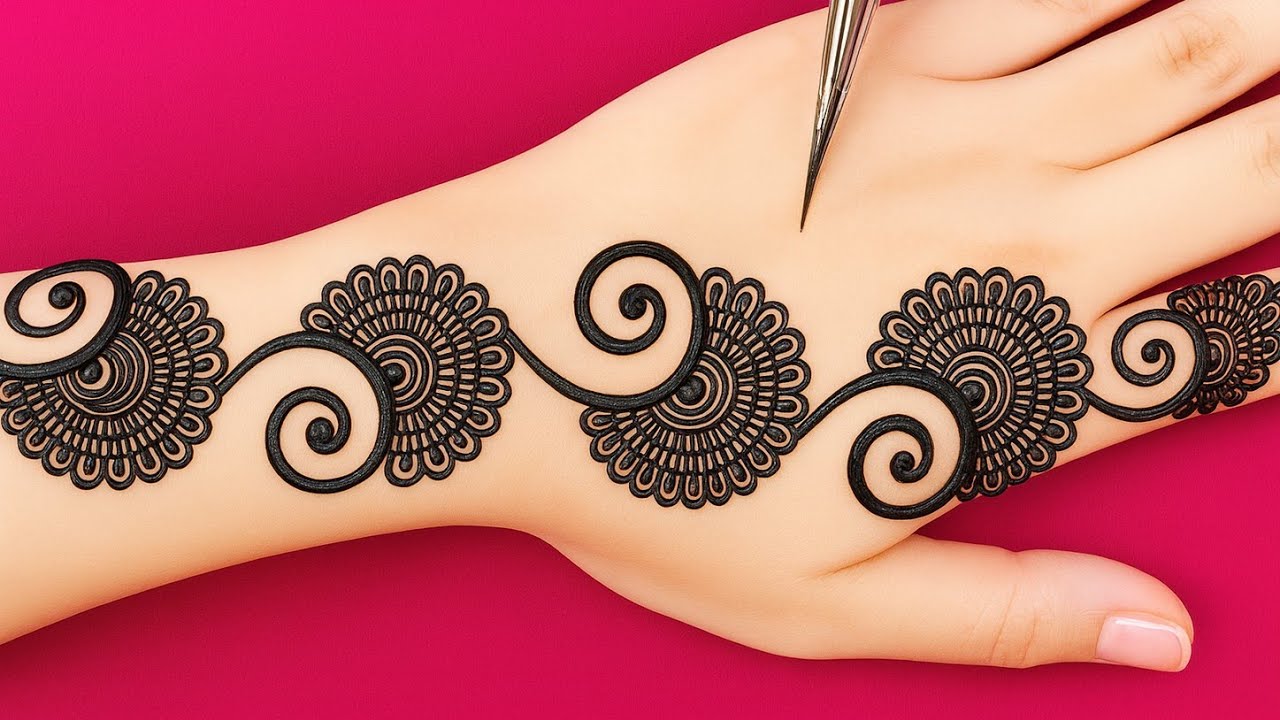New Stylish Arabic mehndi design | Best mehandi cone | Henna design | Mehndi design | Mehandi design