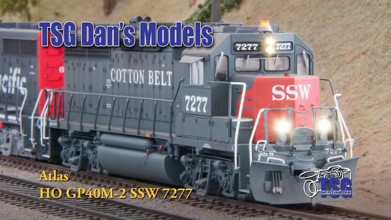 HO Scale GP40M-2 Cotton Belt Dan's Models