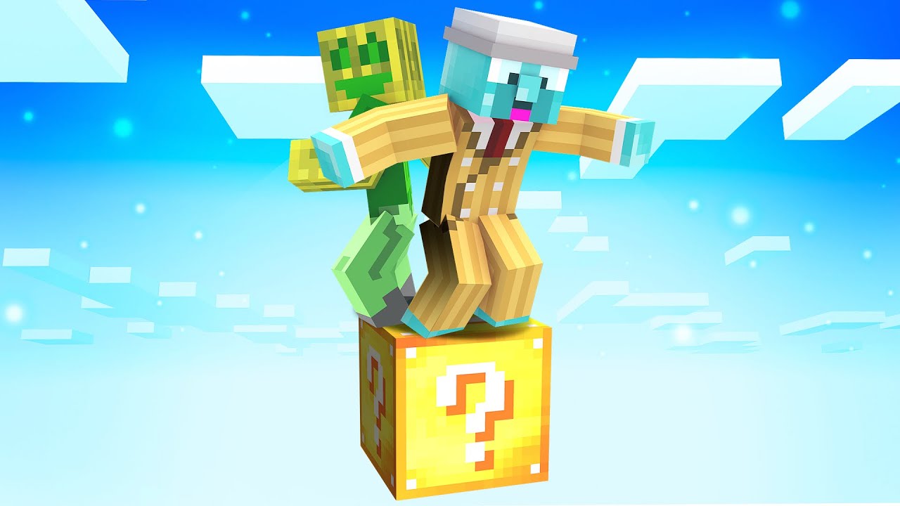 ÜBERLEBEN GAMBO UND CHAOSFLO44 AUF 1 LUCKY BLOCK?! - Minecraft