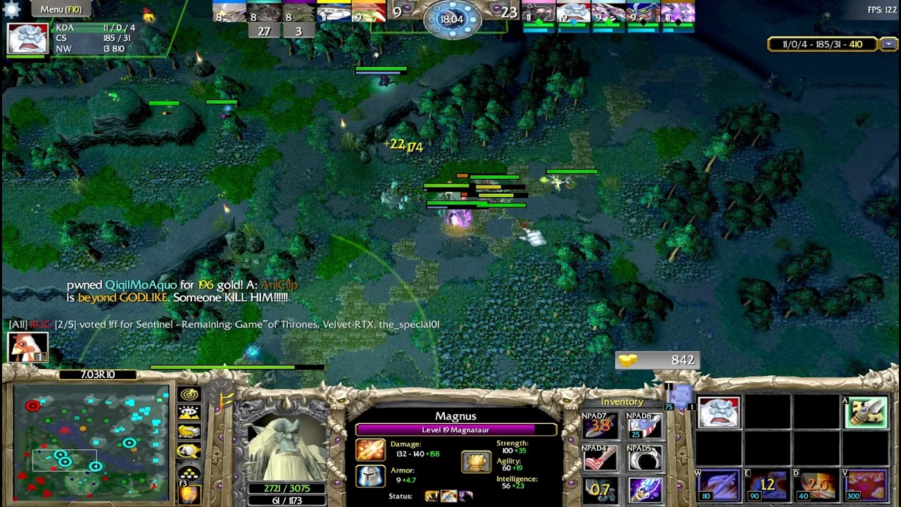 DOTA 1 Magnus Magnataur Beyond GODLIKE #17