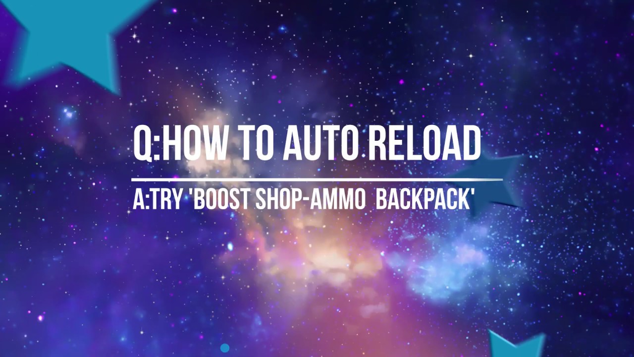 How to auto reload : Try 'Boost Shop/Ammo backpack' in 'SWAT and Zombies Season 2'.