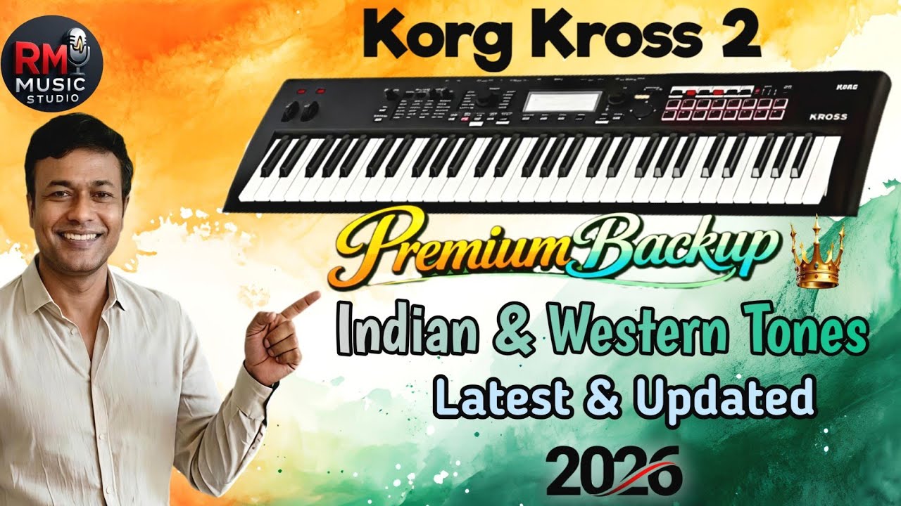 Korg Kross 2 Indian Tones HQ || Premium Backup || Latest and updated 2026. #youtube #korgkross2#korg