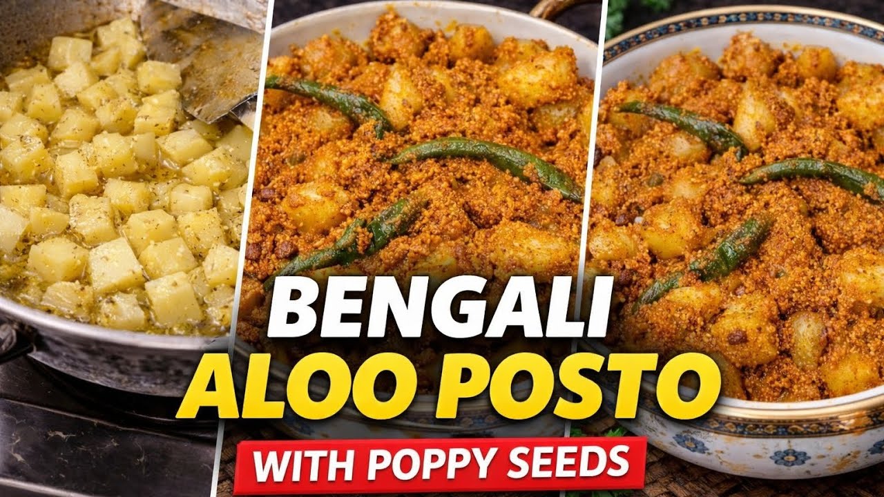 একটু অন্যরকম পোস্তা বানালাম ঝটপট দেখে নিন @Jayasree cooking channel 
