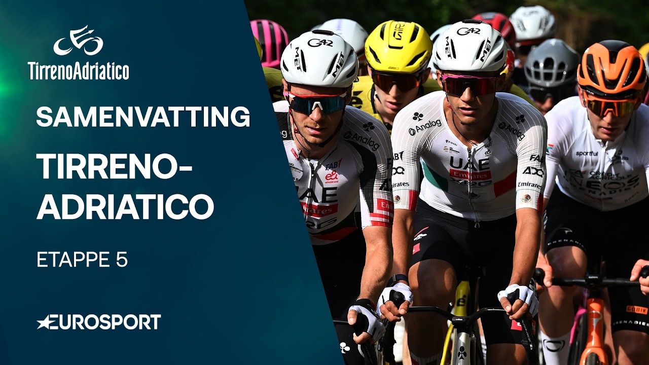 DEL TORO jaagt op DUBBELSLAG | Tirreno-Adriatico 2026 | Samenvatting Etappe 5