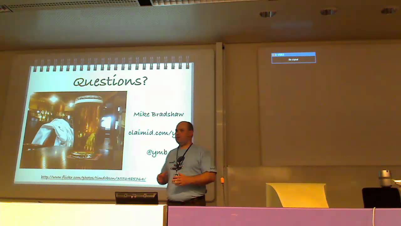 Keynote - Mike Bradshaw - Pycon Finland 2011