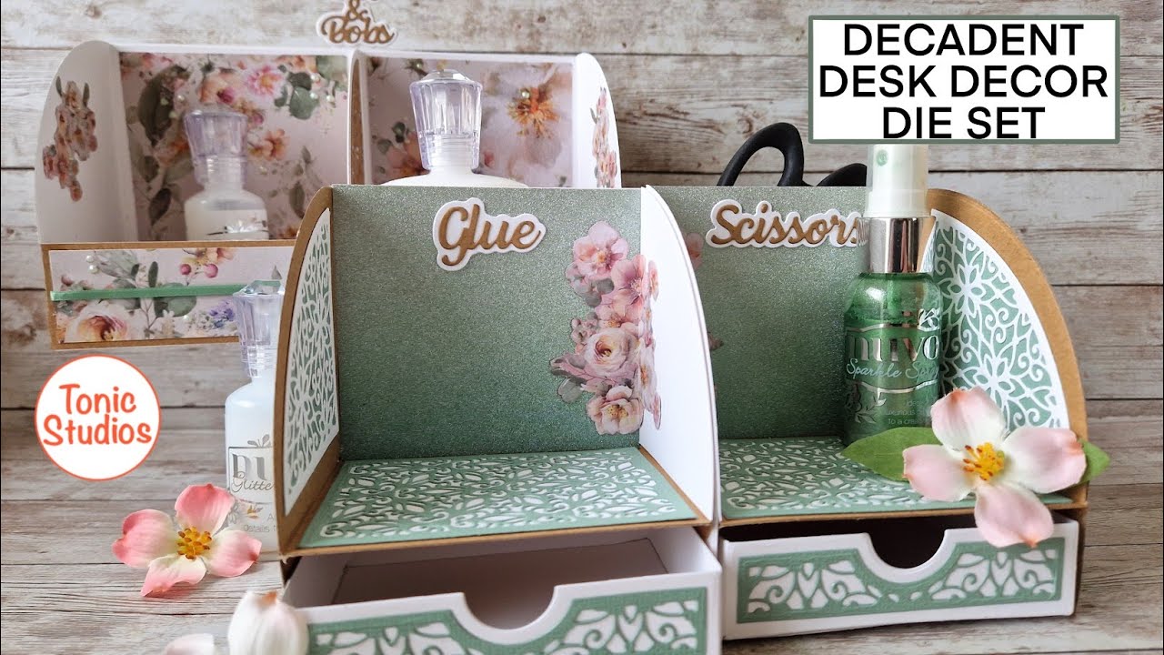 Tonic Studios - DECADENT DESK DECOR die set