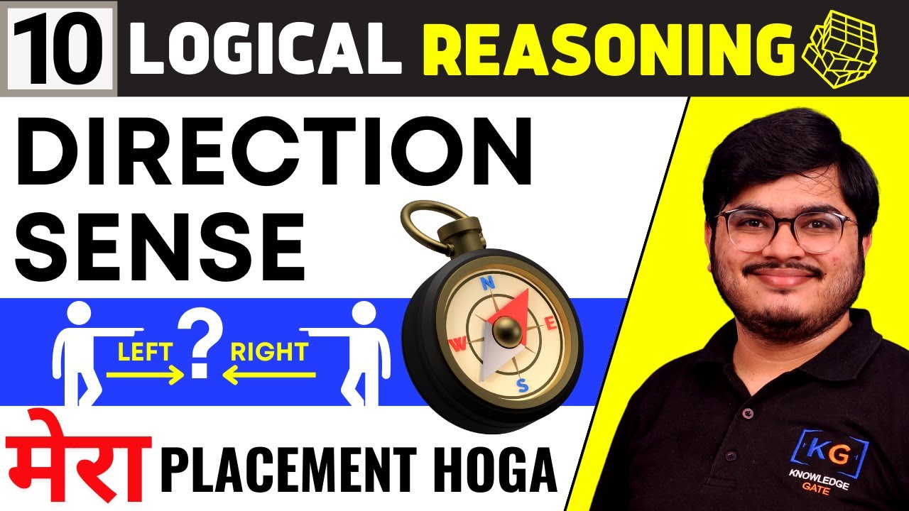 🛑Lecture 10 - Direction Sense | Logical Reasoning | Mera Placement Hoga