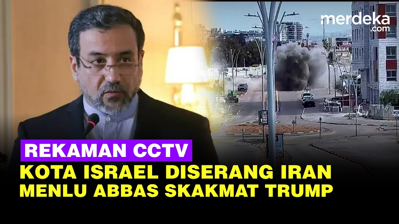 Rekaman CCTV Israel Saat Kota Yehuda Diserang Rudal Iran, Menlu Abbas Langsung Skakmat Trump
