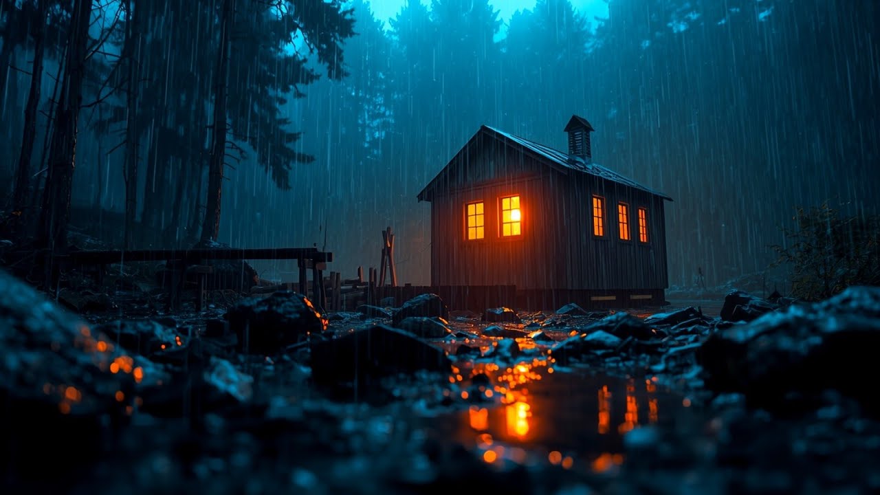 Beat Insomnia Tonight 🌧️ Heavy Rain Sounds for Sleeping & Relaxing