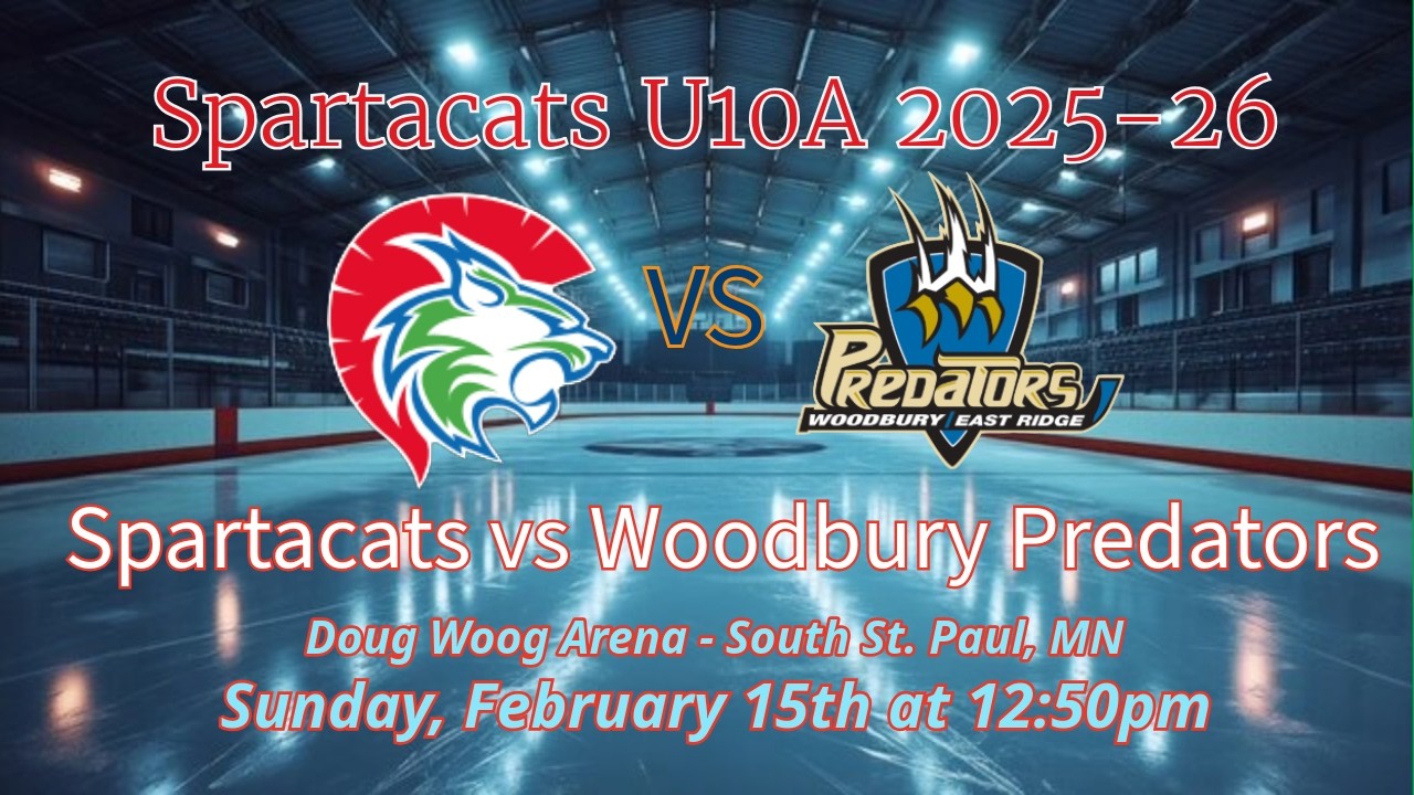 Spartacats 10UA Hockey - Spartacats vs Woodbury Predators