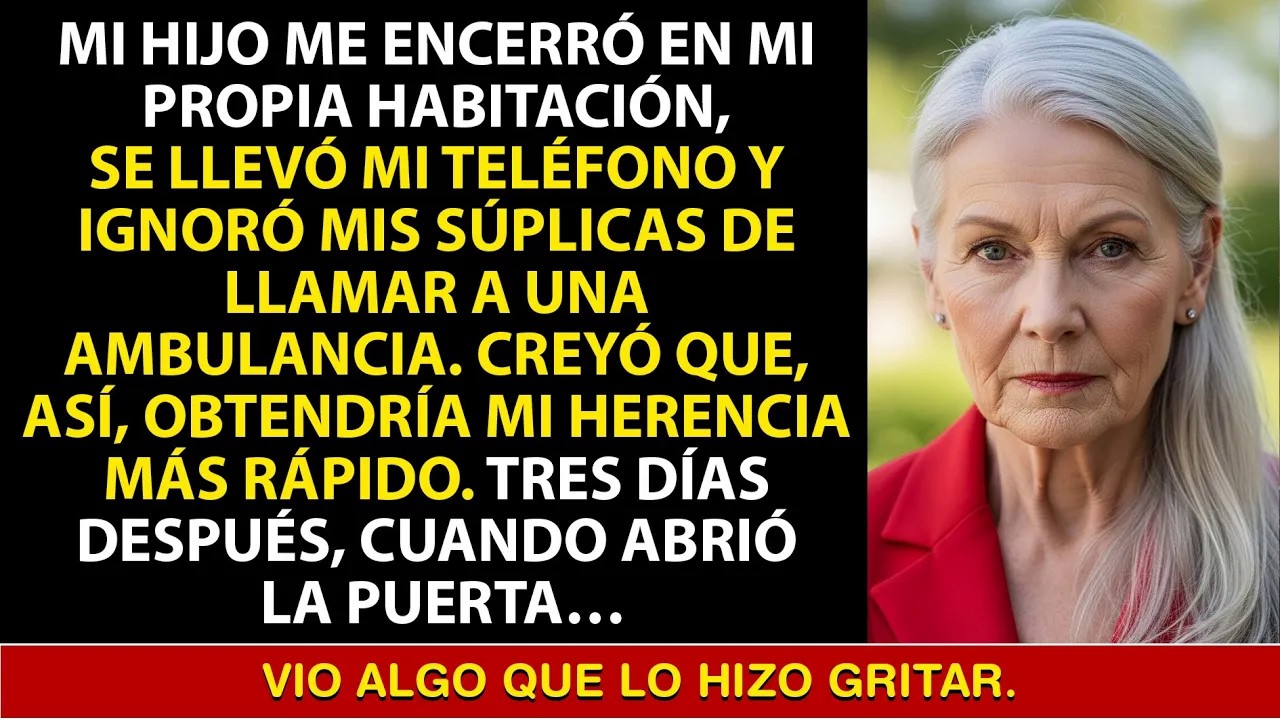 Mi hijo me encerró y me quitó el teléfono… pero lo que pedí después cambió todo