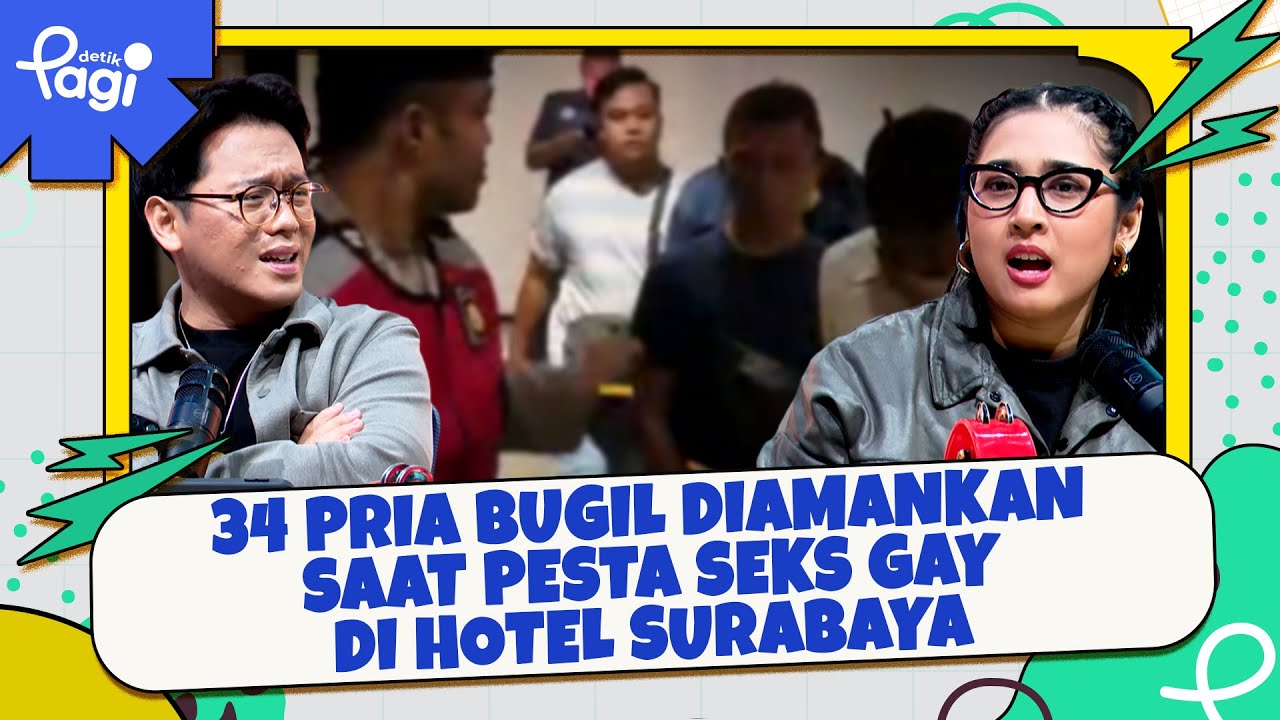 34 Pria Bugil Diamankan Saat Pesta Seks Gay di Hotel Surabaya