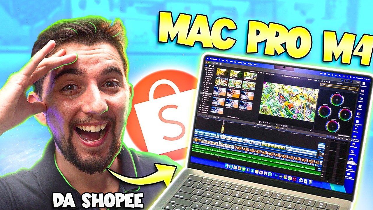 Comprei o MacBook Pro M4 na Shopee! Vale o MAIS BARATO da Apple?