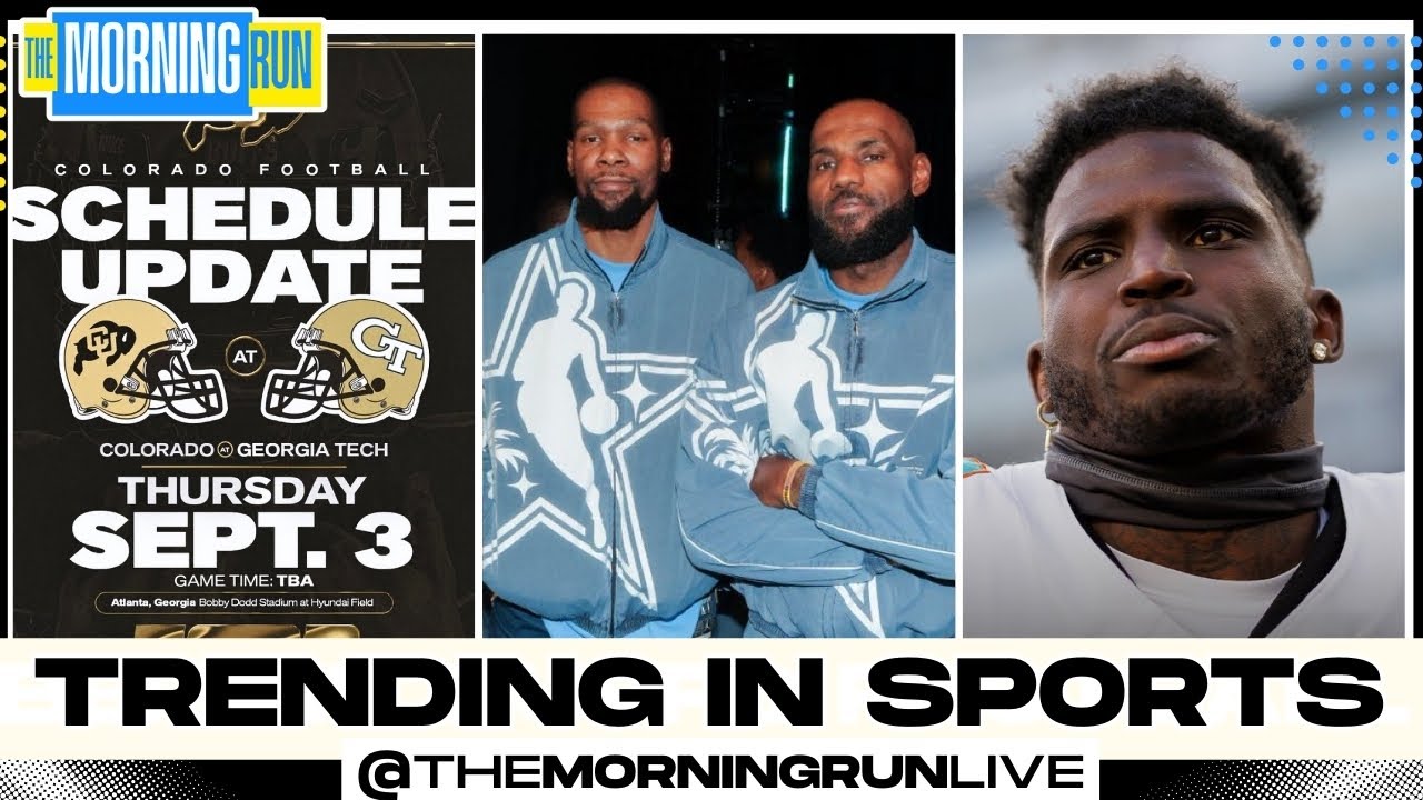 The Morning Run : Trending In Sports | Tyreek Hill; Michael Jordan; NBA AllStar; CU Buffs and More!