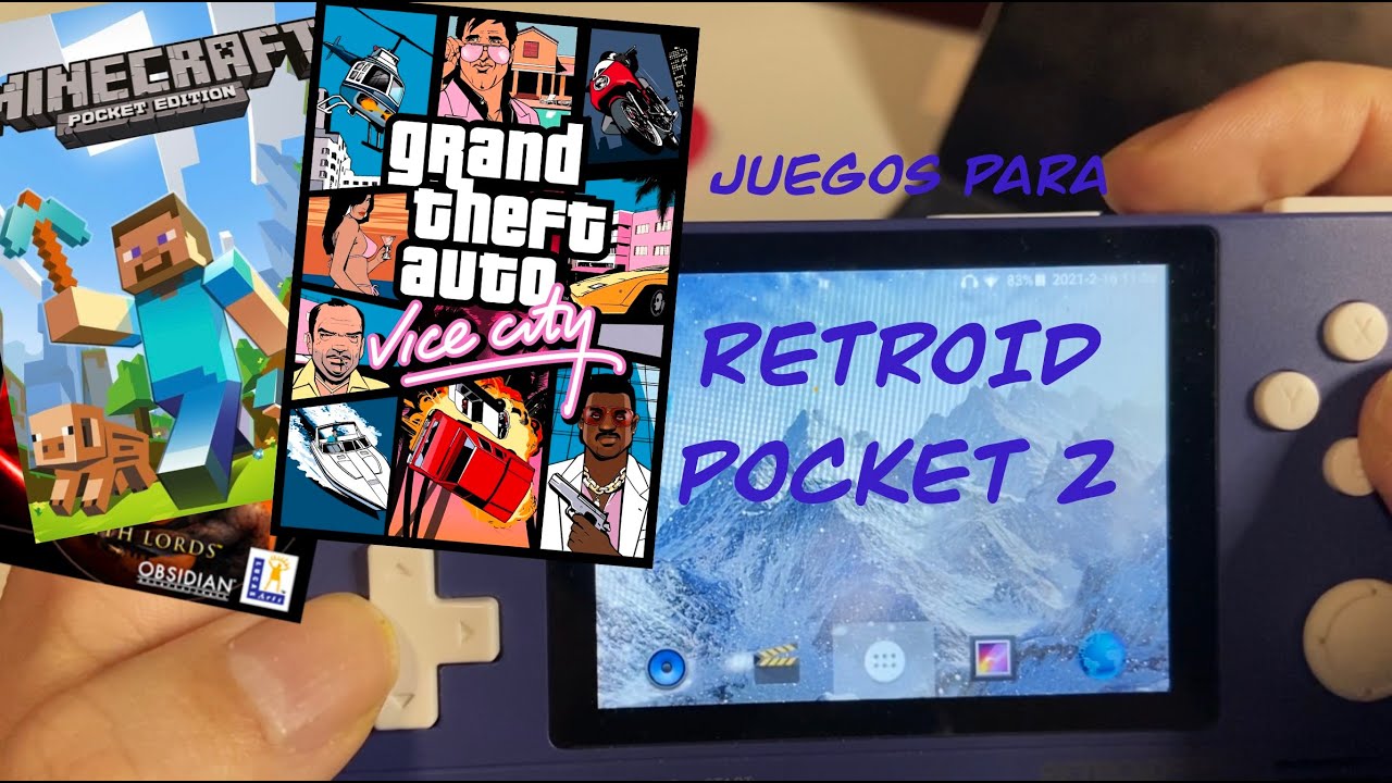 ¿La mejor consola portatil? - GTA, MINECRAFT y MUCHO MAS - Retroid Pocket 2 - MovilDúo