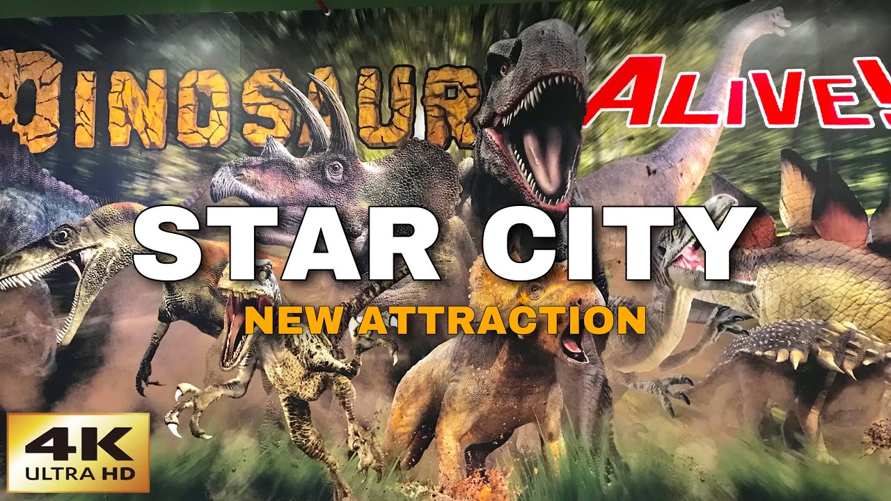 Dinosaur Alive New Attraction | Star City #starcity #dinosaur
