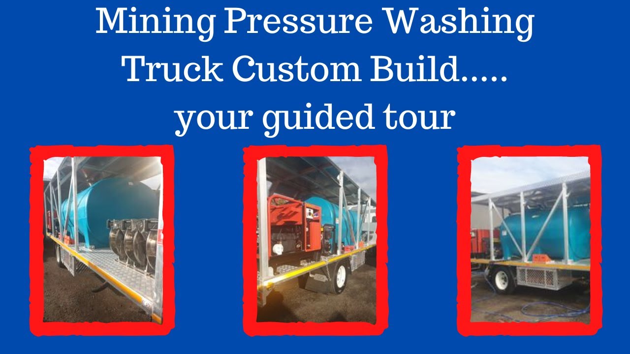 Water Blasting Truck fit-out by Custom Water Blasters & Repairs
