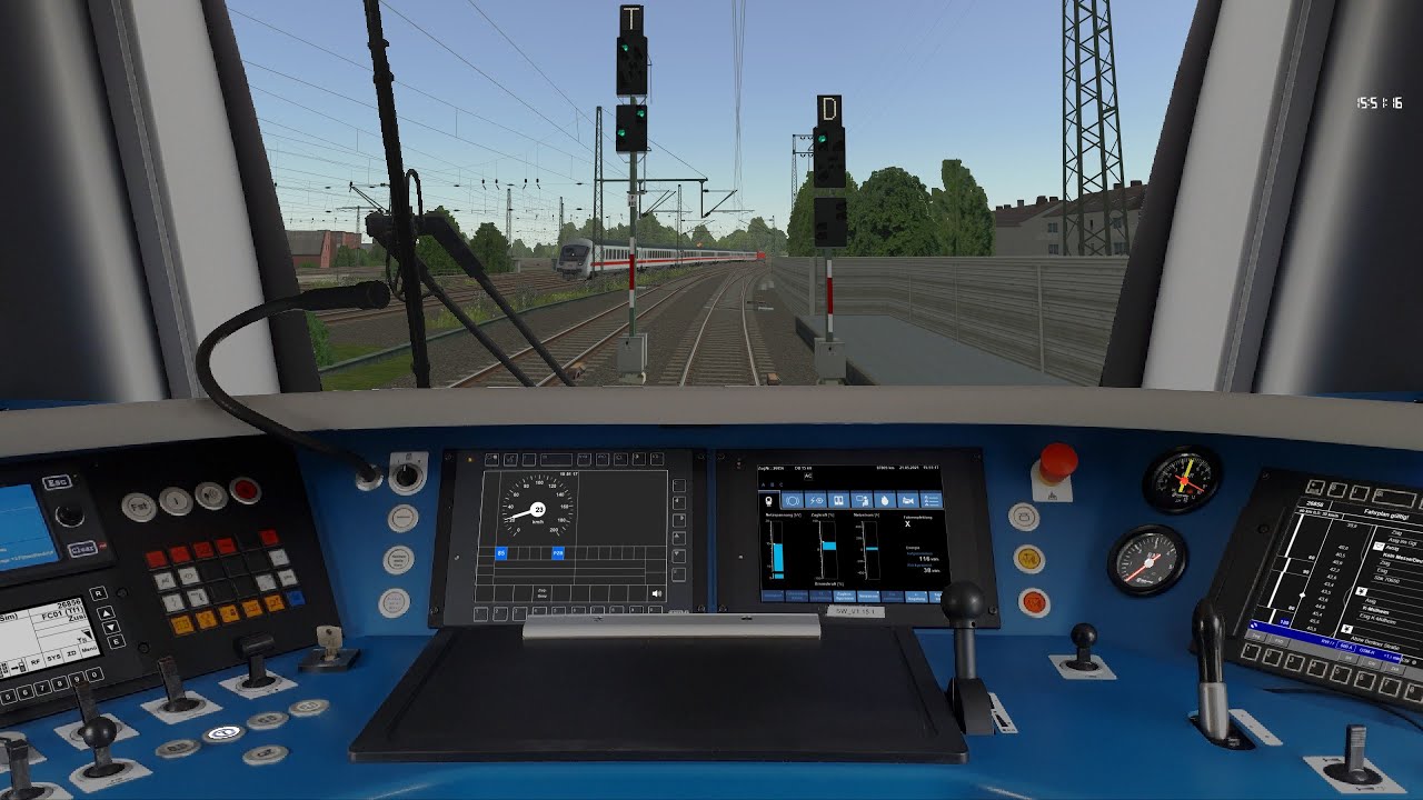 ZUSI 3 Zeitraffer/Timelapse: RE 1 BR 462  Düsseldorf-Köln