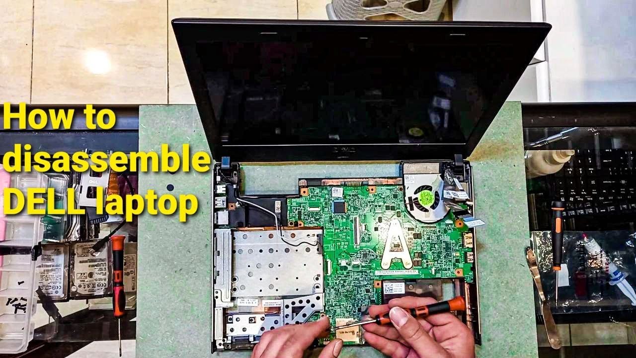 How to disassemble Dell laptop, Model:P09S.