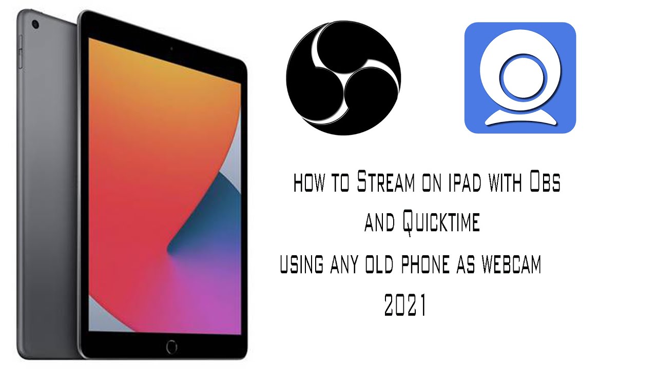 Streaming Ipad or iPhone with OBS on Macbook pro.