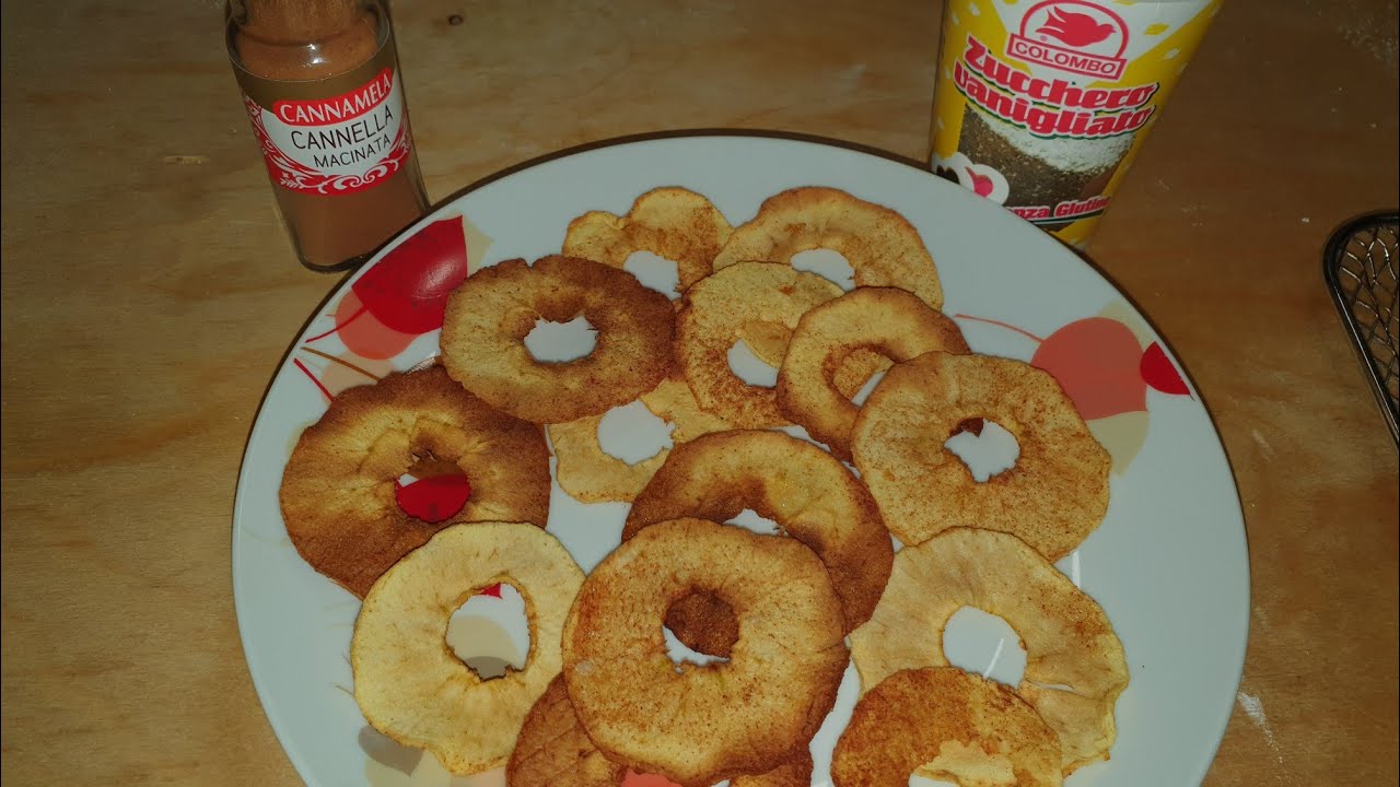 friggitrice ad aria enkho CHIPS DI MELA (zucchero&cannella)