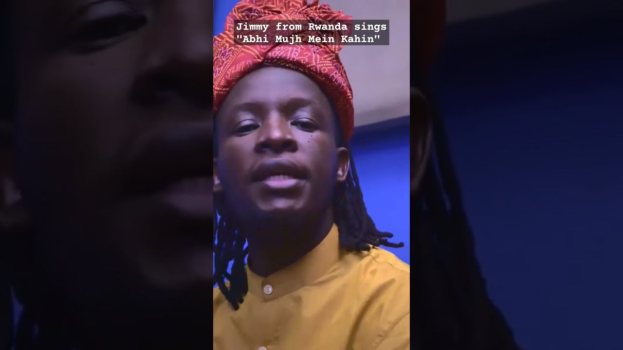 Rwandan artist #Jimmy sings #abhimujhmekahin || #indiansong #indiamusic #indiancoversong