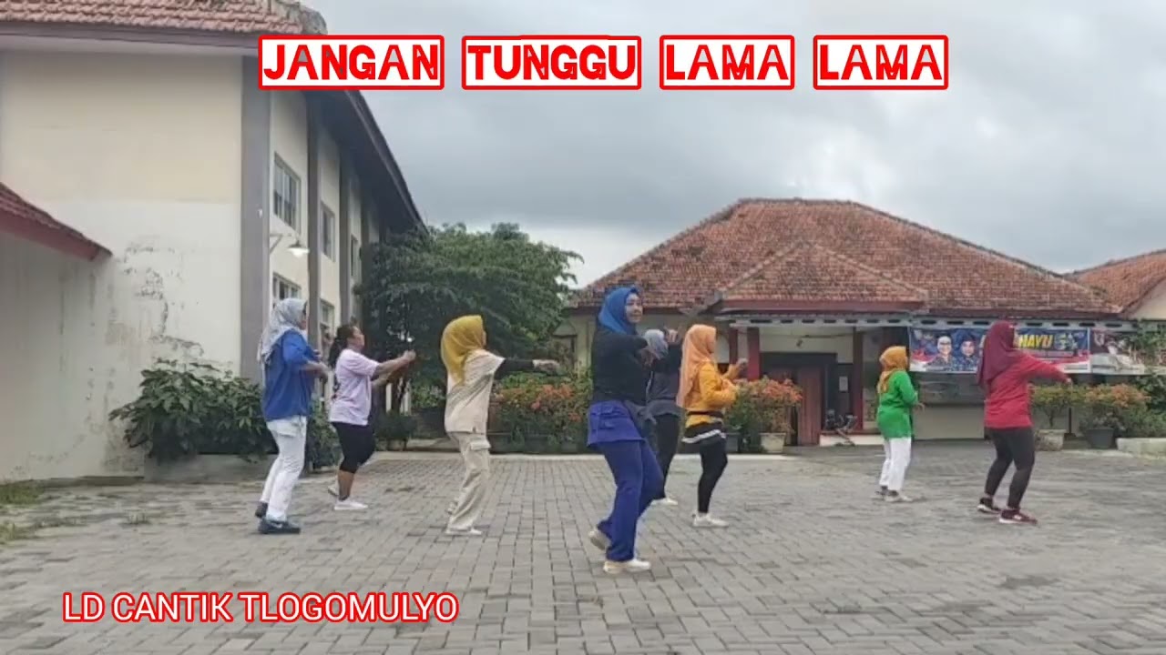 JANGAN TUNGGU LAMA LAMA#line dance#beginner#choreo Ryan & Kiki (all INA)#demo LDCT