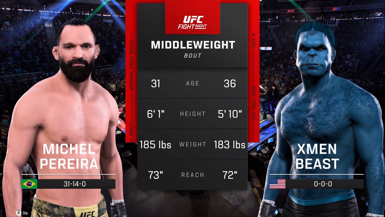 Beast vs. Michel Pereira - EA Sports UFC 5 - Epic Fight