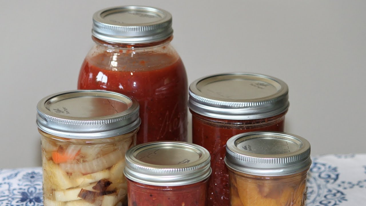 Cómo envasar conservas y salsas