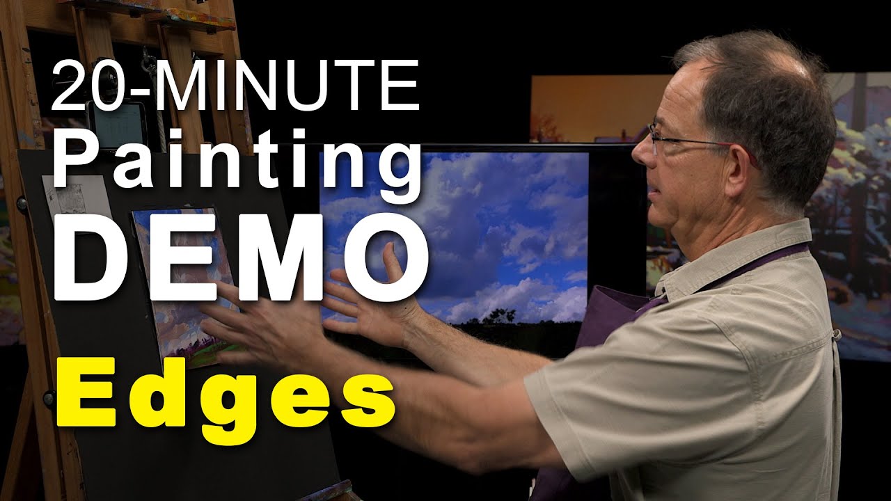 20-minute Mike Svob painting demo (edges)