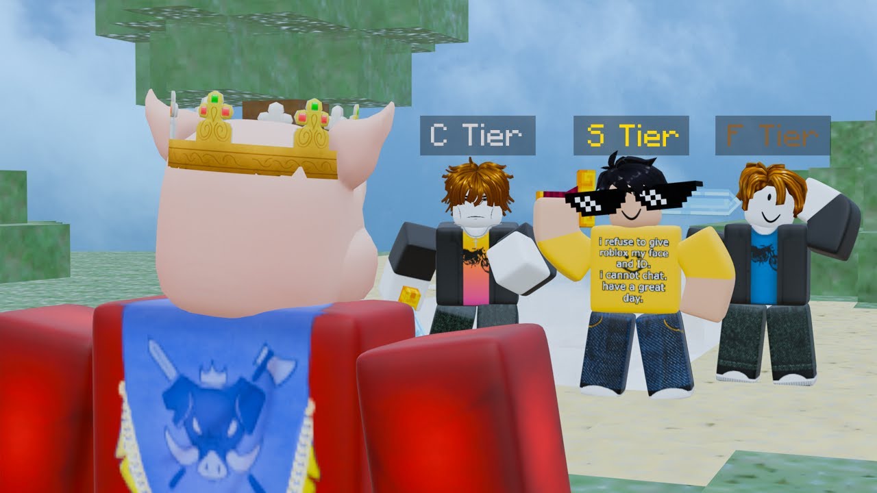 Сражайтесь на всех уровнях в Skywars (Roblox)