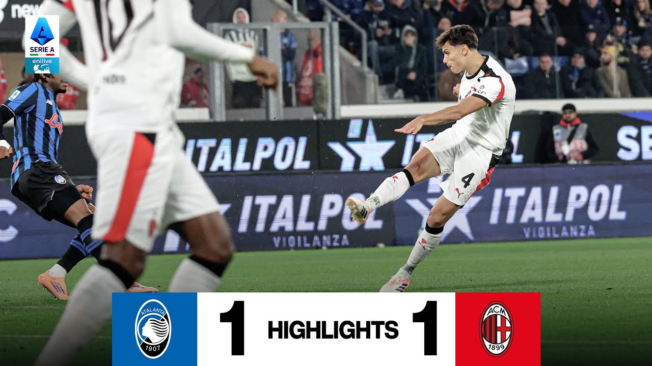 A Ricci risponde Lookman: finisce in parit&agrave; | Atalanta 1-1 AC Milan | Highlights Serie A 2025/26