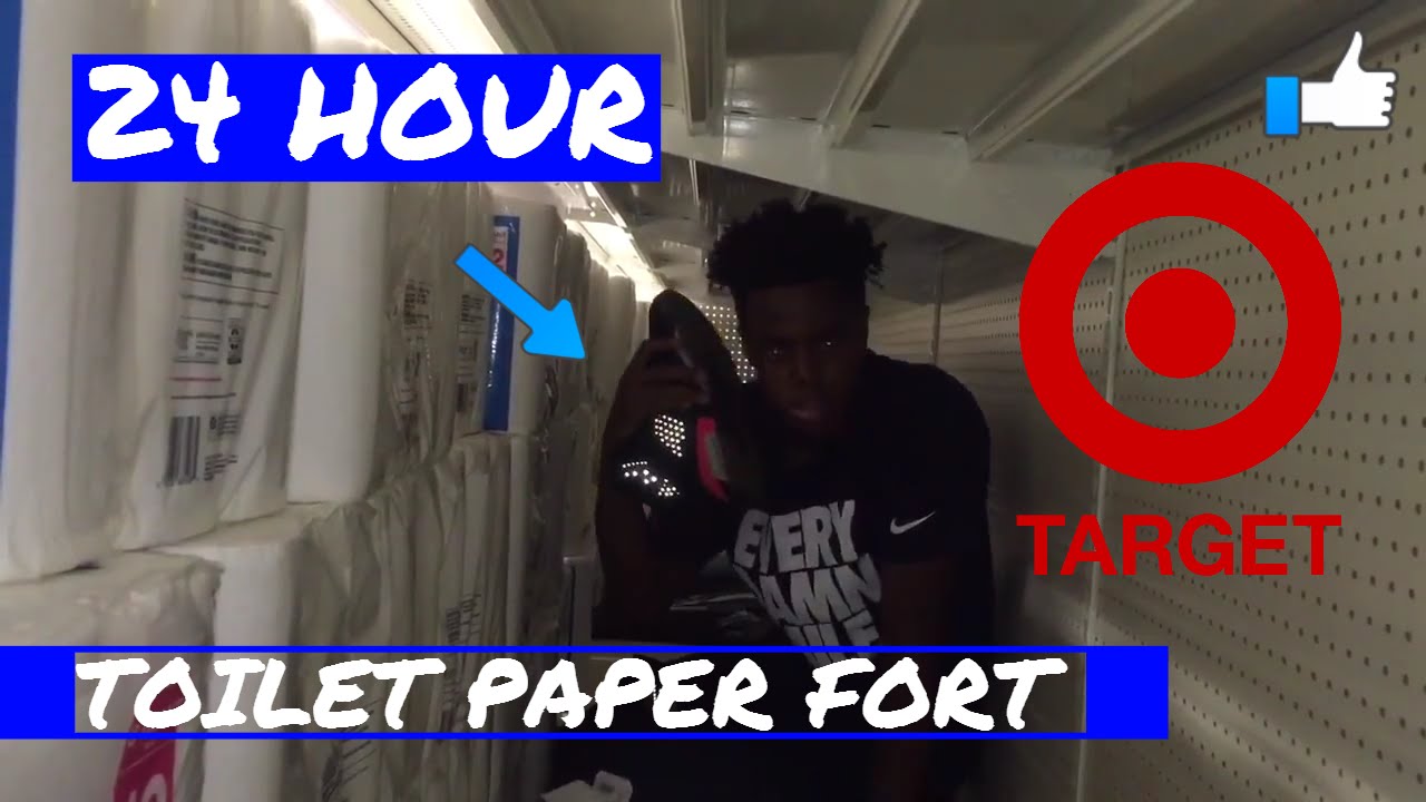 24 HOUR OVERNIGHT CHALLENGE IN TARGET!! (CAUGHT?!)