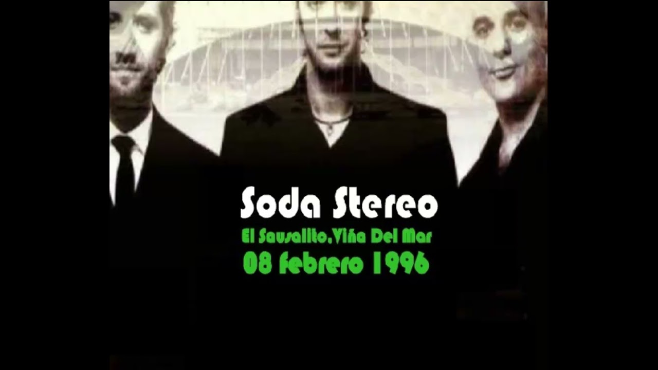 Soda Stereo | El Sausalito (Chile) | 08/02/1996 | (AUDIO-Consola)