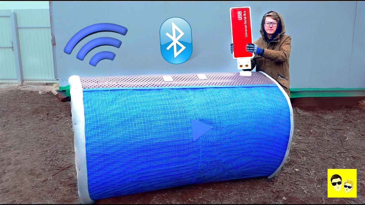 ГИГАНТСКАЯ Bluetooth КОЛОНКА И ГИГАНТСКАЯ ФЛЕШКА -DIY
