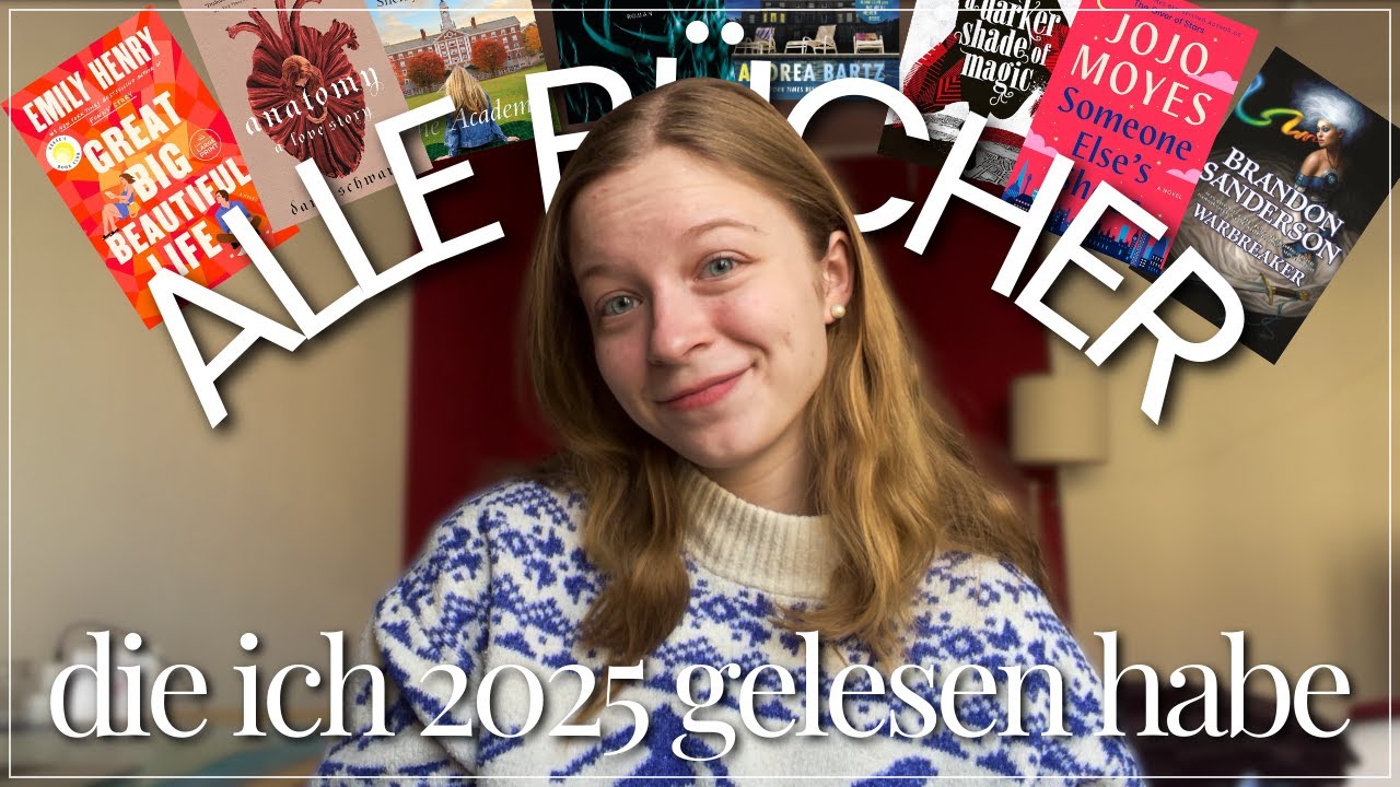 Alle Bücher, die ich 2025 gelesen habe ✨📚 | Marlenes Mind