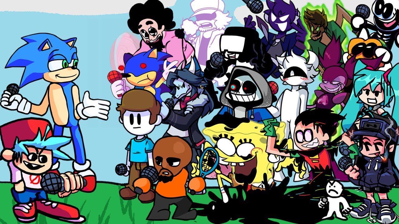 No Villains But Different Characters Sing It 🎤 (FNF Everyone Sings No Villains)