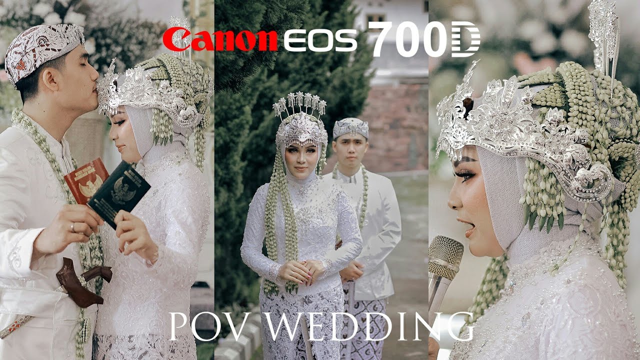 cara setting kamera canon 700d / pov wedding