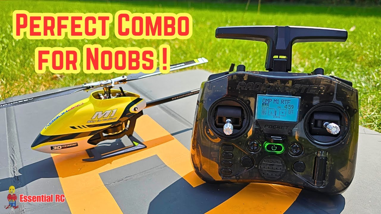 BEST READY TO FLY Combo for RC CP Helicopter Noobs ! OMPHobby M1 and RadioMaster Pocket radio