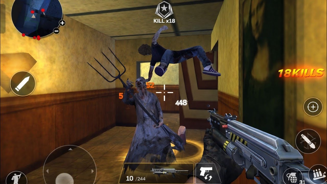 Zombie House 🔥 Zombie Rampage | Headshot Only FPS Gameplay || #zombie 